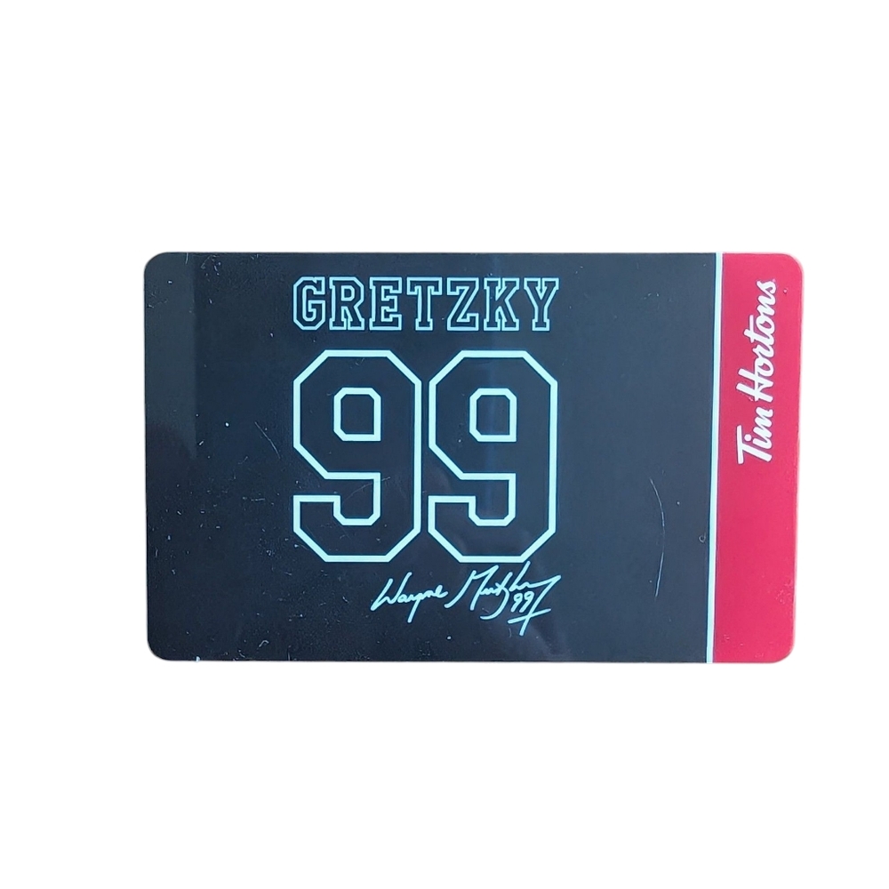 Tim Hortons Gift Cards Wayne Gretzky #99 Vintage Timbits Hockey Zero Balance - Picture 4 of 5